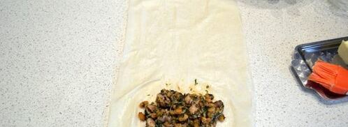 рулетики с куриной начинкой. Шаг 5