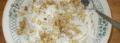 рулеты из телапии с творожным сыром и орехами. Шаг 2