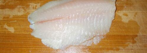 рулеты из телапии с творожным сыром и орехами. Шаг 4