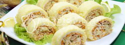 салат-рулет карнавал. Шаг 11