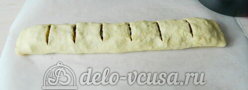слоеный рулет с фаршем. Шаг 7
