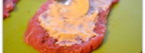 свиные рулетики с сыром. Шаг 3