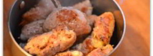 свиные рулетики с сыром. Шаг 7