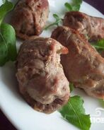 Свиные рулеты с сыром и грибами