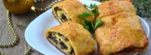 сырный рулет на новый год. Шаг 10