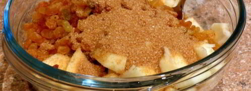 яблочный рулет из творожного теста. Шаг 2