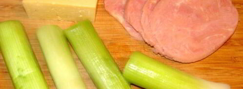 запеченные рулетики из ветчины. Шаг 2