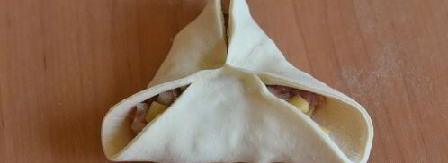 самса из слоеного теста. Шаг 9