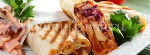 шаурма с курицей. Шаг 4