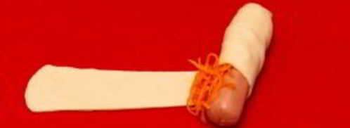 сосиски в слоеном тесте. Шаг 6