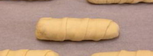 сосиски в слоеном тесте. Шаг 7