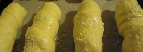 сосиски в тесте с сюрпризом. Шаг 7