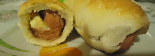 сосиски в тесте с сюрпризом. Шаг 8