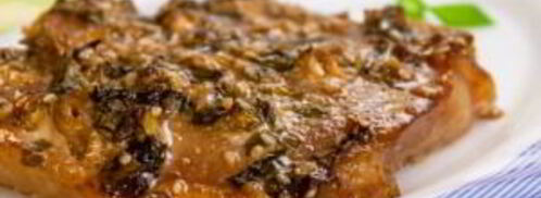 свинина, маринованная в соевом соусе и зеленом луке. Шаг 6