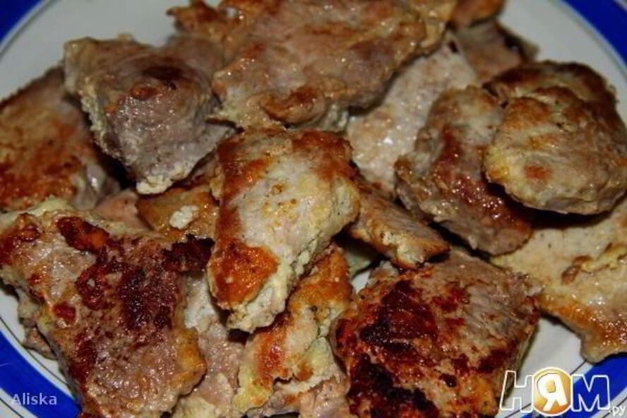 Рецепт свинина, маринованная в яйцах