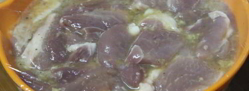 свинина, маринованная в яйцах. Шаг 4