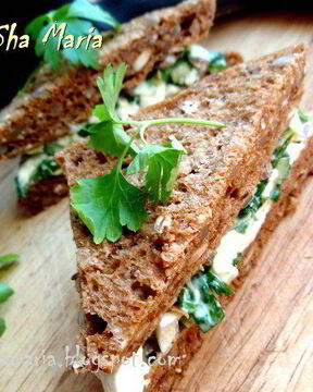 Сэндвич с яичным салатом