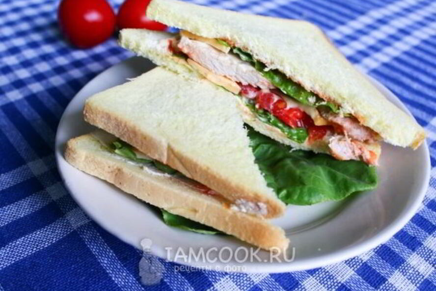 Рецепт сэндвич со свининой