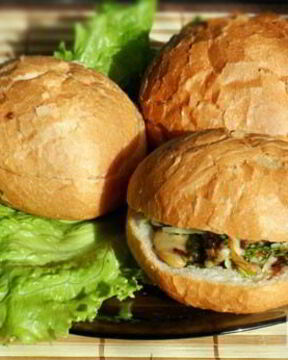 Сэндвичи с начинкой из грибов и сыра