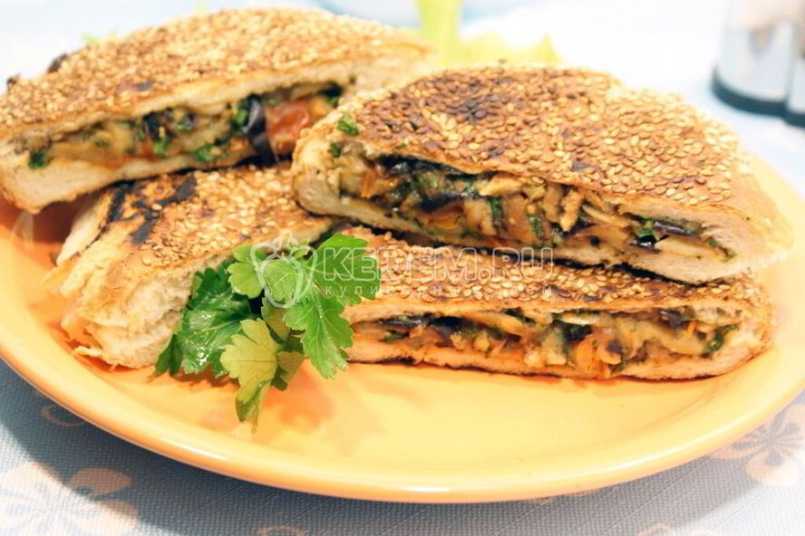 Рецепт вегетарианский сэндвич