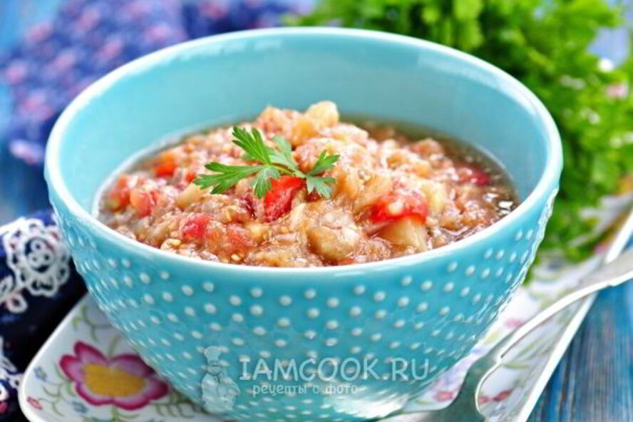 Рецепт сырая икра из баклажанов