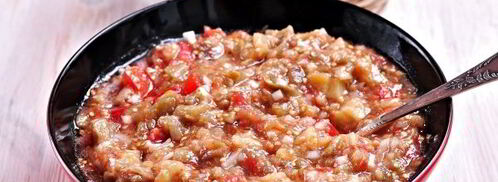 сырая икра из баклажанов. Шаг 9