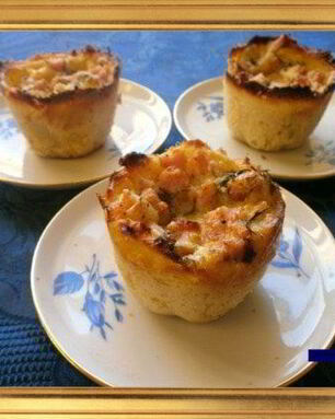 Картофельные тарталетки с начинкой