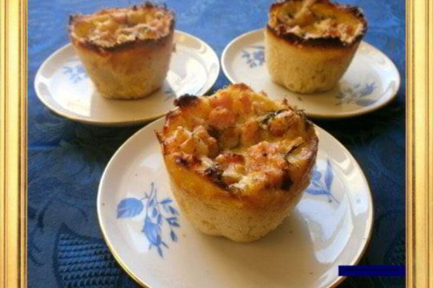 Рецепт картофельные тарталетки с начинкой