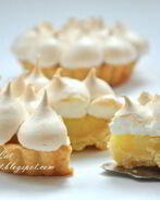 Лимонные тарталетки с безе