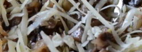 начинка для тарталеток с грибами. Шаг 3