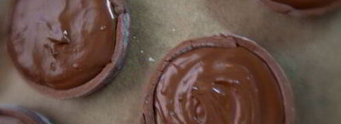 шоколадные тарталетки с шоколадно-кофейным кремом. Шаг 6