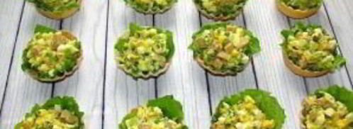 тарталетки из печени трески. Шаг 7