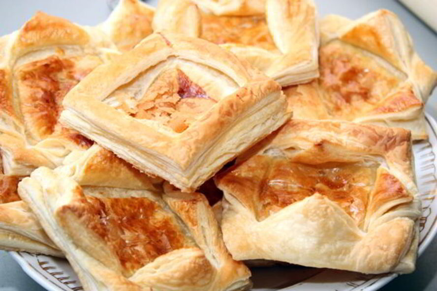 Рецепт тарталетки из слоеного теста