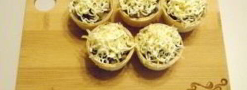 тарталетки с грибами. Шаг 6