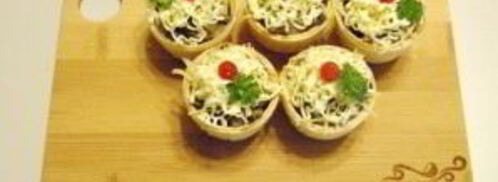 тарталетки с грибами. Шаг 7