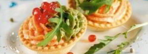 тарталетки с икрой и маслом. Шаг 5