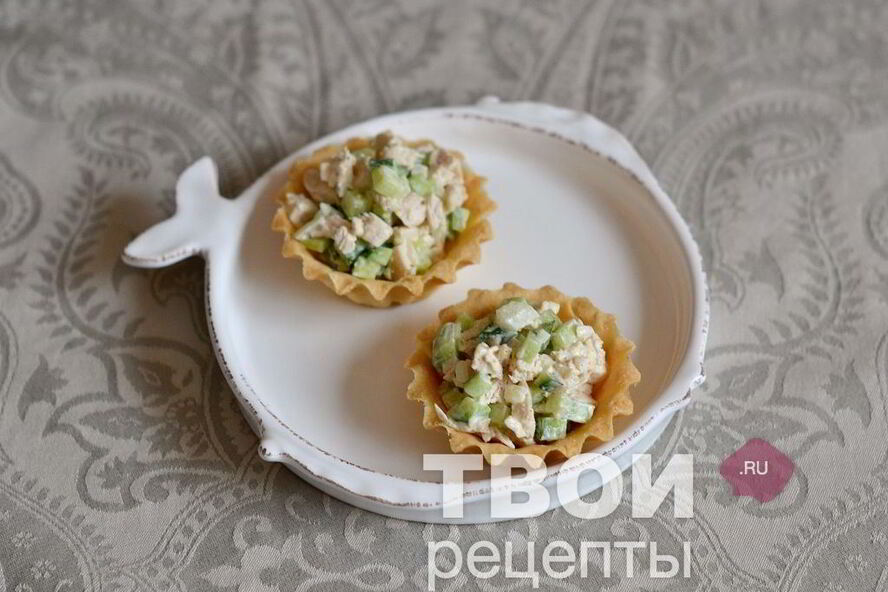 Рецепт тарталетки с курицей