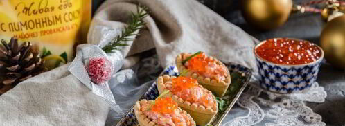 тарталетки с лососем в соусе спайси. Шаг 3