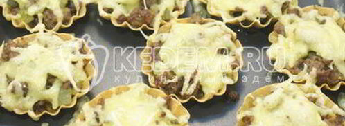 тарталетки с начинкой новогодний сюрприз. Шаг 8