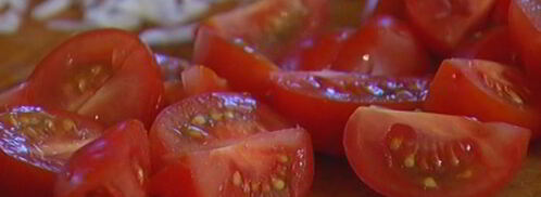 тарталетки с помидорами и соусом песто. Шаг 4