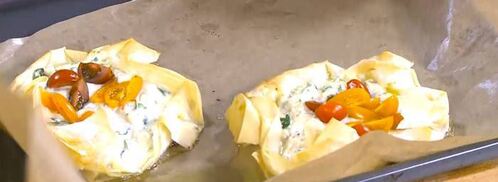 тарталетки с рикоттой и помидорами черри. Шаг 11