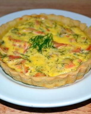 Тарталетки с семгой и авокадо