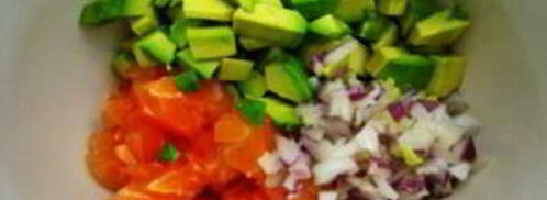 тарталетки с семгой и авокадо. Шаг 3