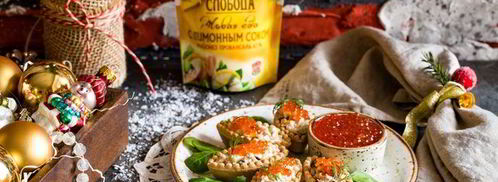 тарталетки с тунцом и красной икрой. Шаг 7