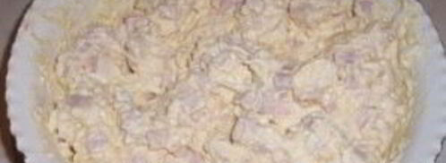 тарталетки с ветчиной. Шаг 5