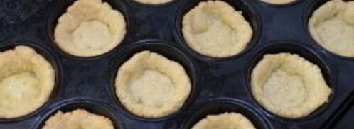 тарталетки в духовке с начинкой. Шаг 4