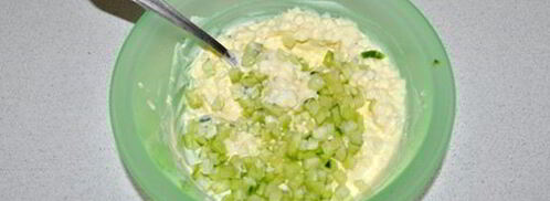 закуска с красной рыбой в тарталетках. Шаг 3