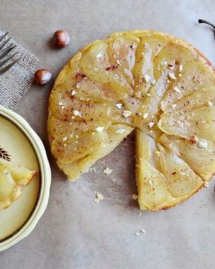 Грушевый тарт с корицей