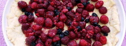 малиновый тарт с белым шоколадом. Шаг 4