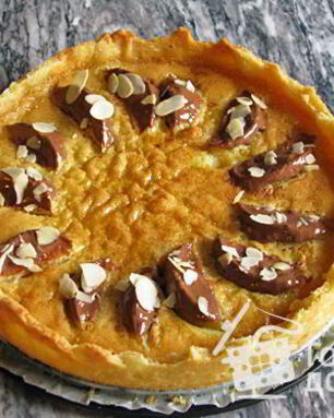 Марципановый тарт с яблоками